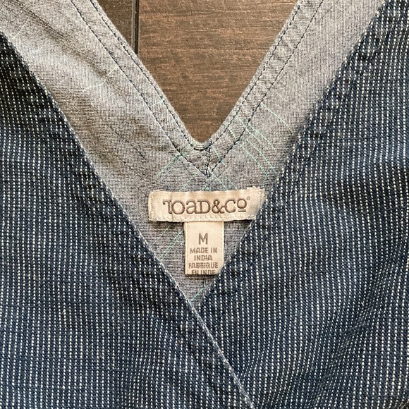 Toad & Co Atsuko chambray dress size Medium. READ! - Picture 7 of 10